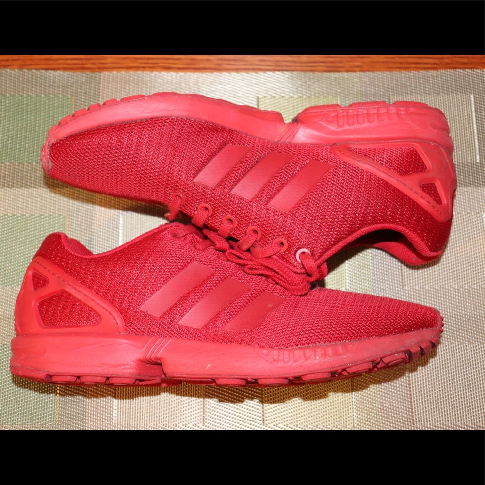 Red Adidas ZX Flux (Open for Offers)